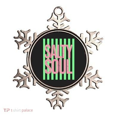 Salty Soul Retro Stripes Sunshine Ornament