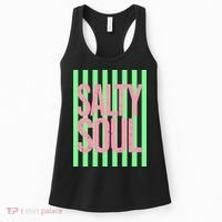 Salty Soul Retro Stripes Sunshine Women's Tank Top thumb 0