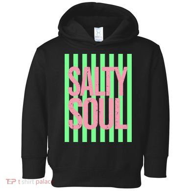 Salty Soul Retro Stripes Sunshine Toddler Hoodie