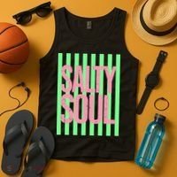 Salty Soul Retro Stripes Sunshine Tank Top thumb 4