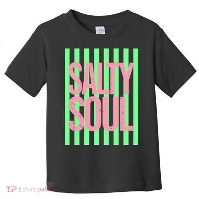Salty Soul Retro Stripes Sunshine Toddler T-Shirt