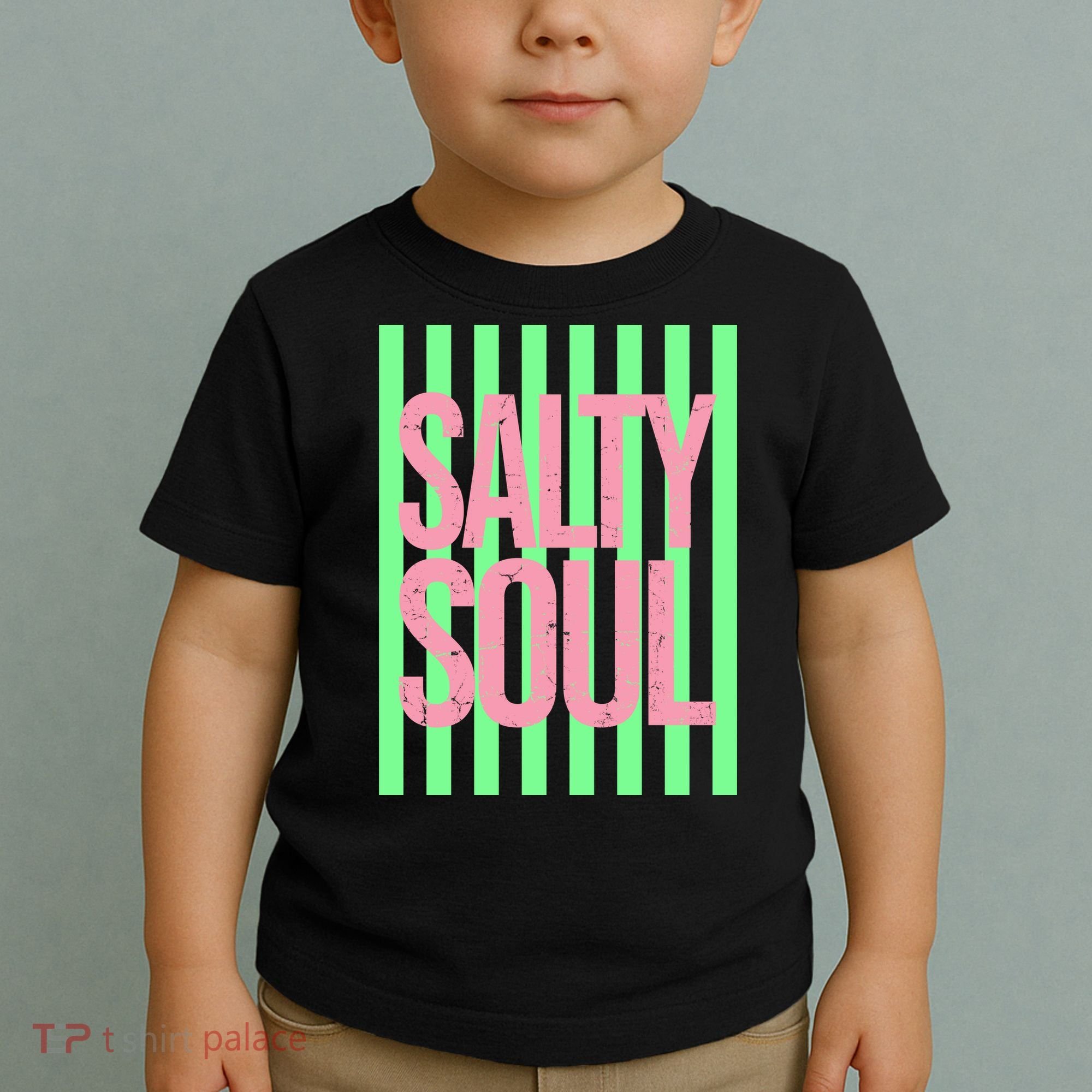 Salty Soul Retro Stripes Sunshine Toddler T-Shirt