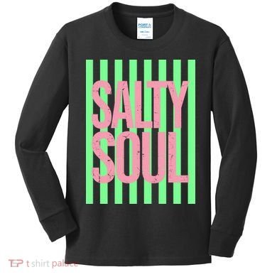 Salty Soul Retro Stripes Sunshine Kids Long Sleeve Shirt