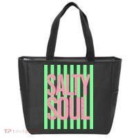 Salty Soul Retro Stripes Sunshine Tote Bag thumb 0