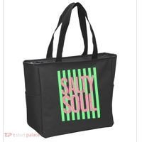 Salty Soul Retro Stripes Sunshine Tote Bag thumb 2