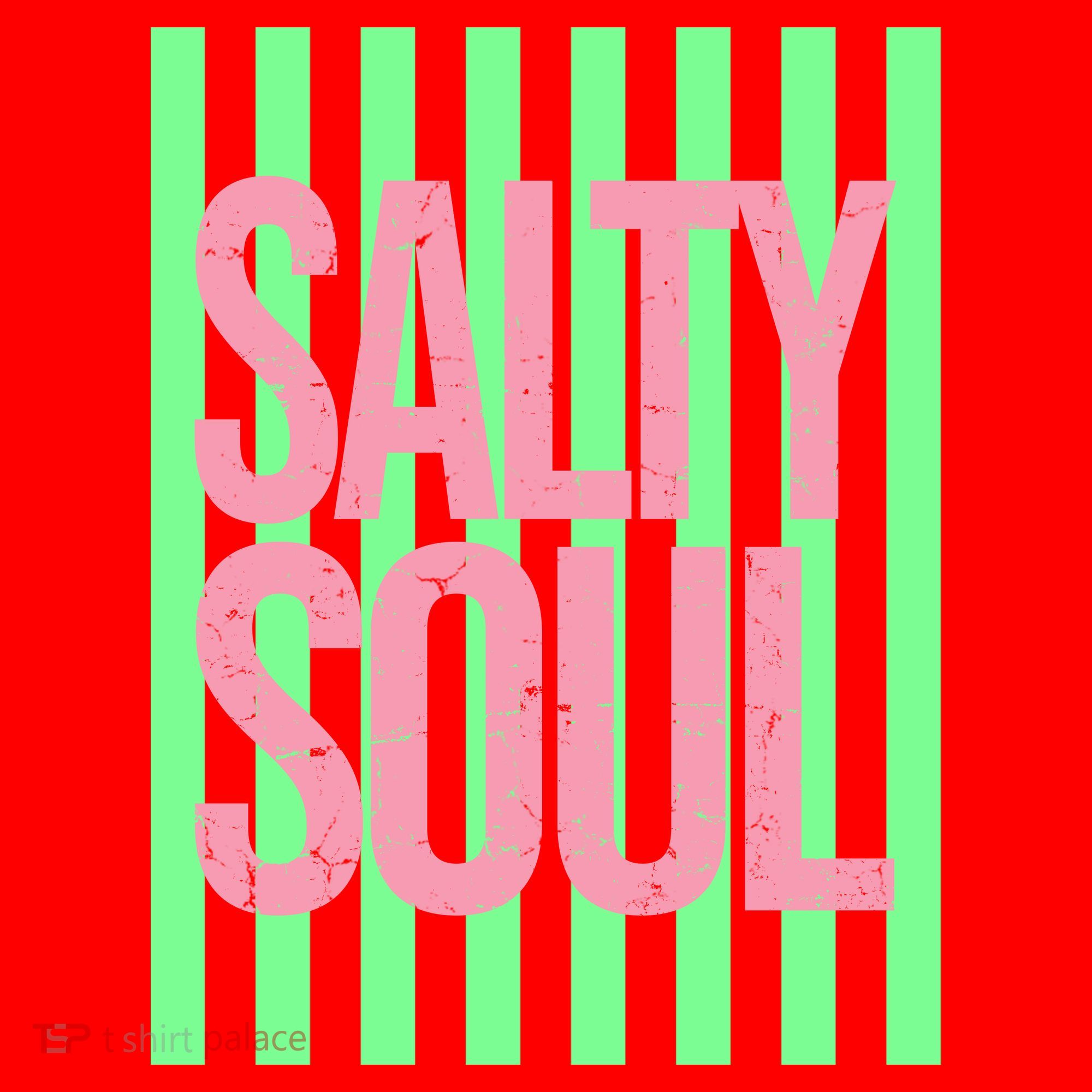 Salty Soul Retro Stripes Sunshine Santa Hat