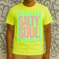 Salty Soul Retro Stripes Sunshine T-Shirt thumb 3