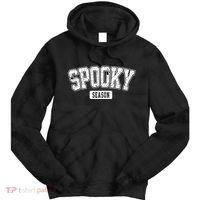 Spooky Season Retro Halloween Tie Dye Hoodie thumb 0
