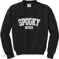 Spooky Season Retro Halloween Kids Sweatshirt thumb 0