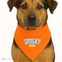 Spooky Season Retro Halloween USA-Made Doggie Bandana thumb 1