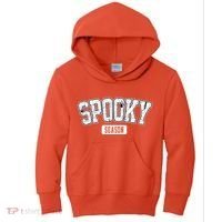 Spooky Season Retro Halloween Kids Hoodie thumb 0