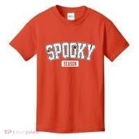 Spooky Season Retro Halloween Kids T-Shirt thumb 0