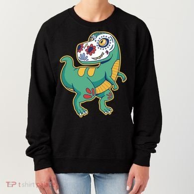 Sugar Skull Rex Cinco De Mayo Women's Sweatshirt