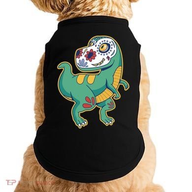 Sugar Skull Rex Cinco De Mayo Doggie Tank