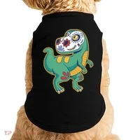 Sugar Skull Rex Cinco De Mayo Doggie Tank thumb 0