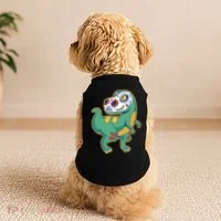 Sugar Skull Rex Cinco De Mayo Doggie Tank thumb 2