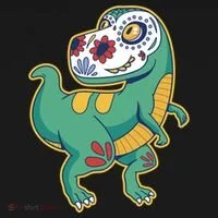Sugar Skull Rex Cinco De Mayo Doggie Tank thumb 4