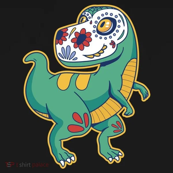 Sugar Skull Rex Cinco De Mayo Doggie Tank