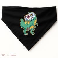 Sugar Skull Rex Cinco De Mayo USA-Made Doggie Bandana thumb 0