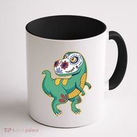 Sugar Skull Rex Cinco De Mayo Coffee Mug thumb 1
