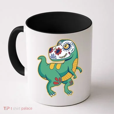 Sugar Skull Rex Cinco De Mayo Coffee Mug