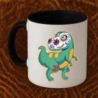 Sugar Skull Rex Cinco De Mayo Coffee Mug thumb 2