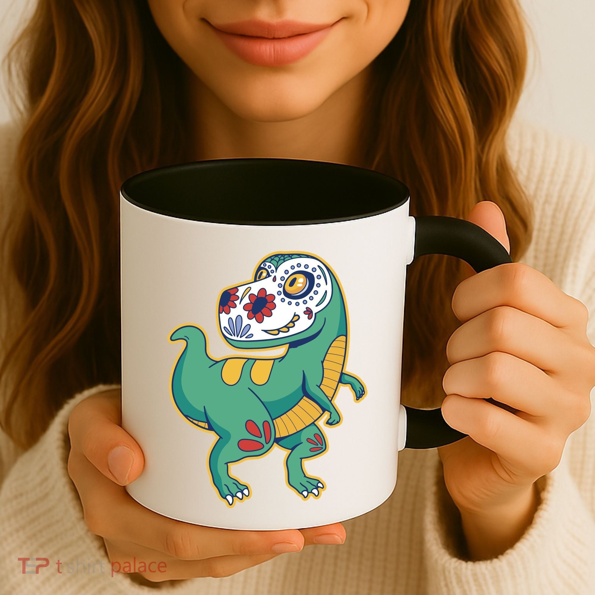 Sugar Skull Rex Cinco De Mayo Coffee Mug