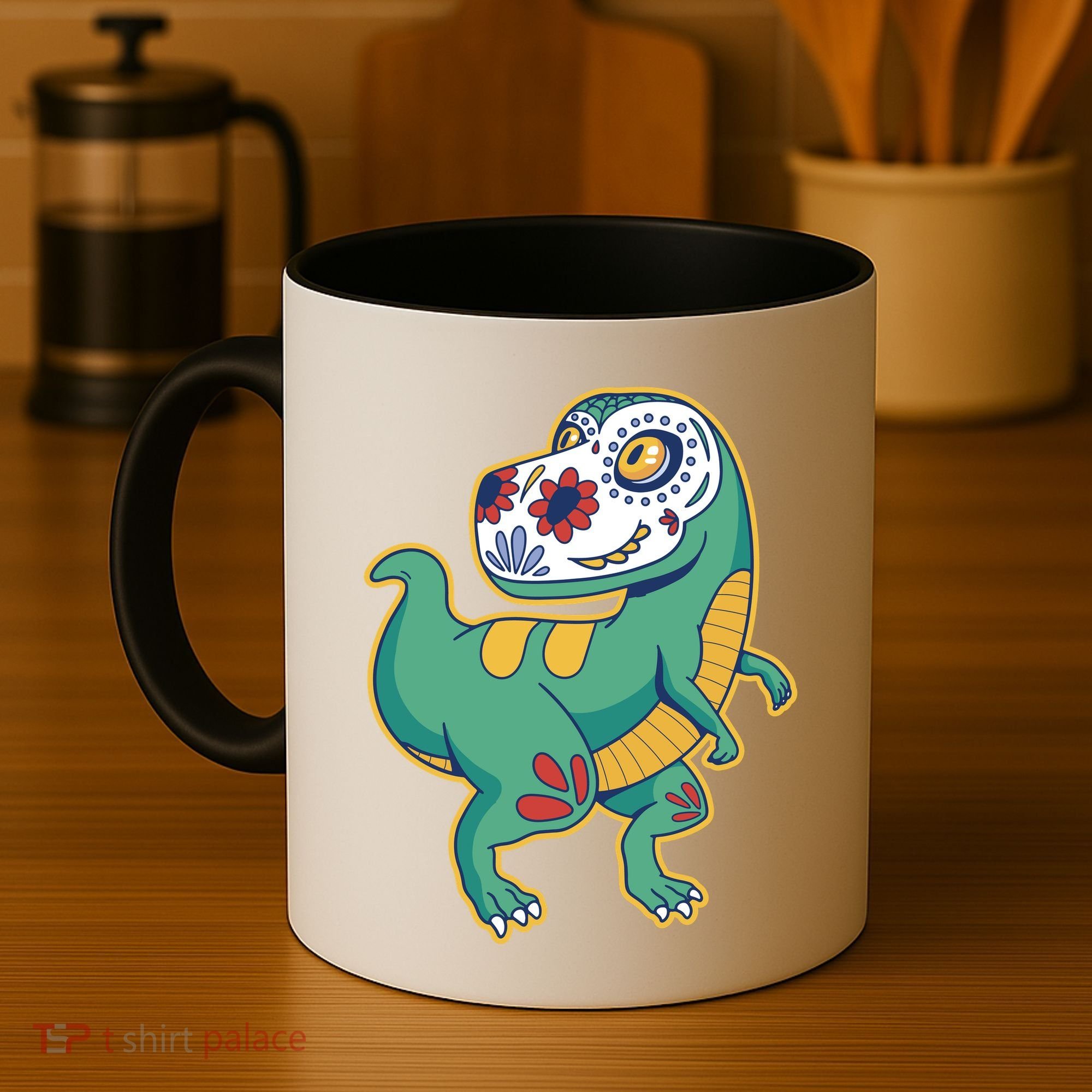 Sugar Skull Rex Cinco De Mayo Coffee Mug