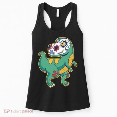Sugar Skull Rex Cinco De Mayo Women's Tank Top