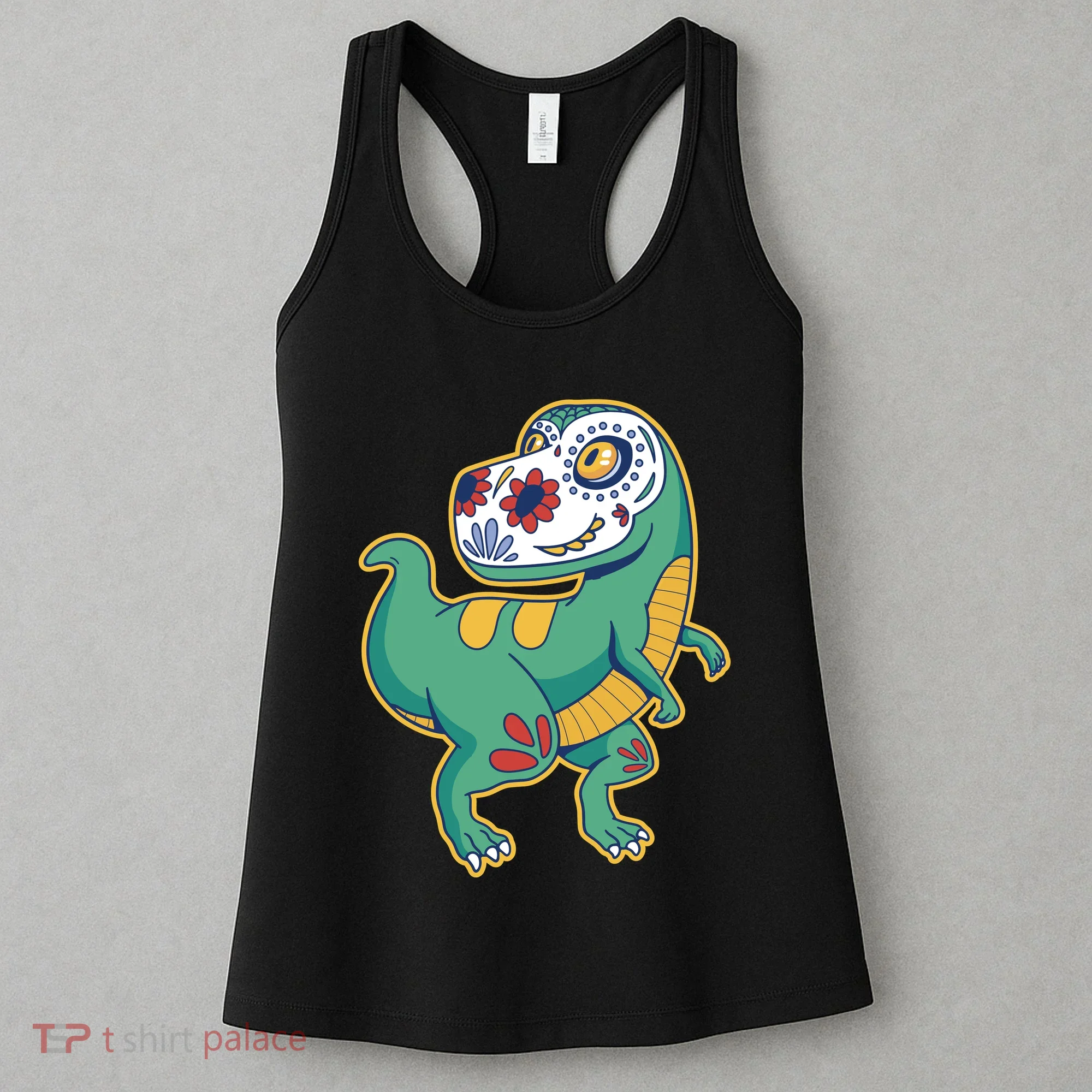 Sugar Skull Rex Cinco De Mayo Women's Tank Top