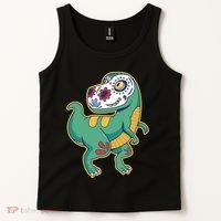 Sugar Skull Rex Cinco De Mayo Tank Top thumb 2