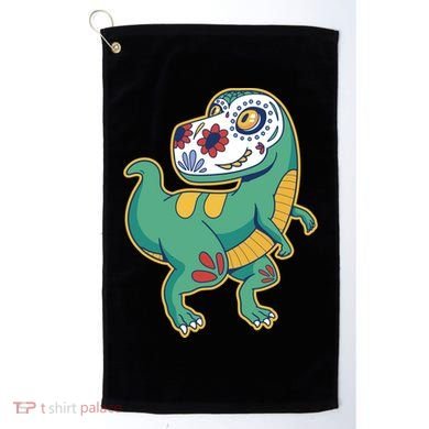 Sugar Skull Rex Cinco De Mayo Golf Towel