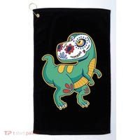 Sugar Skull Rex Cinco De Mayo Golf Towel thumb 0
