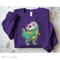 Sugar Skull Rex Cinco De Mayo Sweatshirt thumb 2
