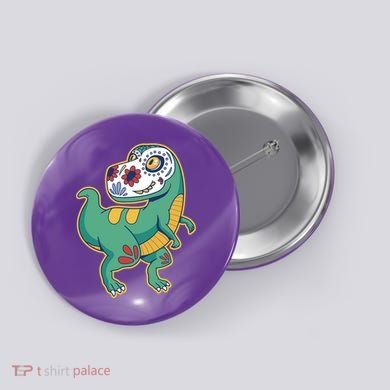 Sugar Skull Rex Cinco De Mayo Button