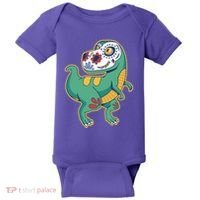 Sugar Skull Rex Cinco De Mayo Baby Bodysuit thumb 0