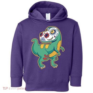 Sugar Skull Rex Cinco De Mayo Toddler Hoodie