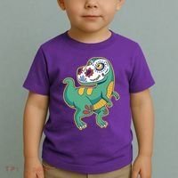 Sugar Skull Rex Cinco De Mayo Toddler T-Shirt thumb 2