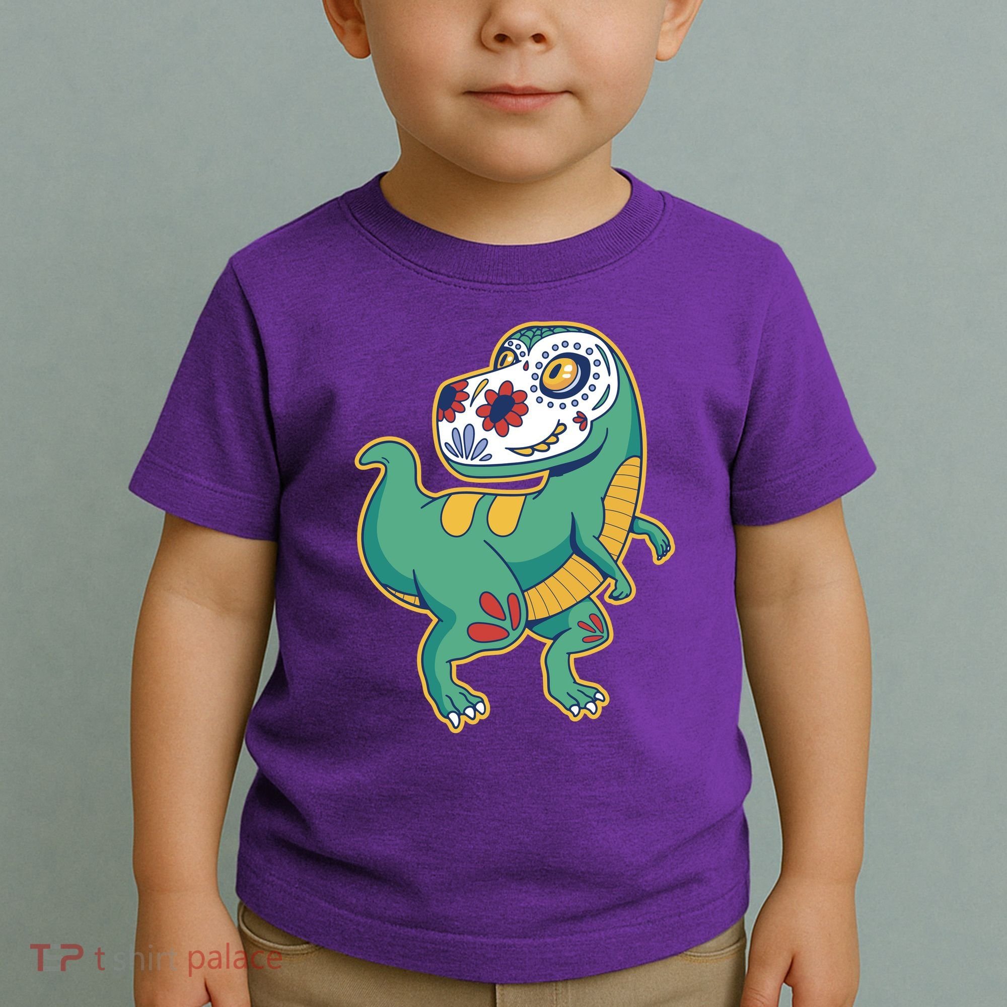 Sugar Skull Rex Cinco De Mayo Toddler T-Shirt