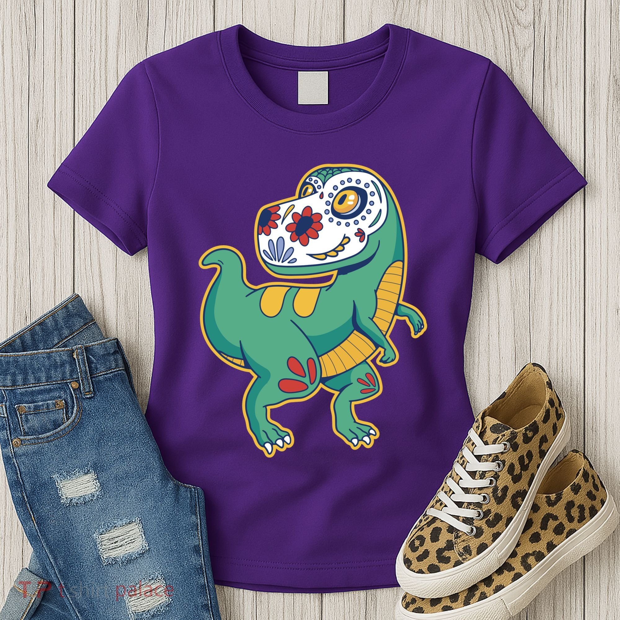 Sugar Skull Rex Cinco De Mayo Women's T-Shirt