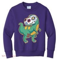 Sugar Skull Rex Cinco De Mayo Kids Sweatshirt thumb 0
