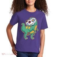 Sugar Skull Rex Cinco De Mayo Kids T-Shirt thumb 2