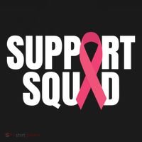 Support Squad Ribbon Breast Cancer Awareness Cool Gift Backpack thumb 2