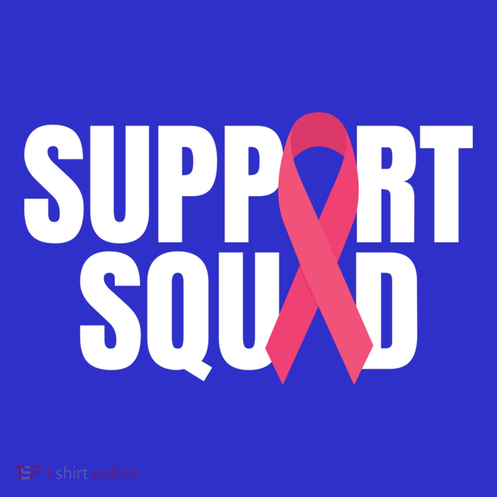 Support Squad Ribbon Breast Cancer Awareness Cool Gift Tote Bag
