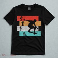Skater Skateboarder Retro Skateboard T-Shirt thumb 5
