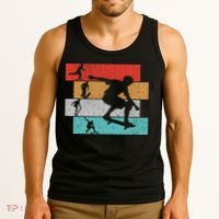 Skater Skateboarder Retro Skateboard Tank Top thumb 3