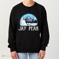Snowboard Skier Skiing Vermont Jay Peak Mountain Meaningful Gift Women's Sweatshirt thumb 0