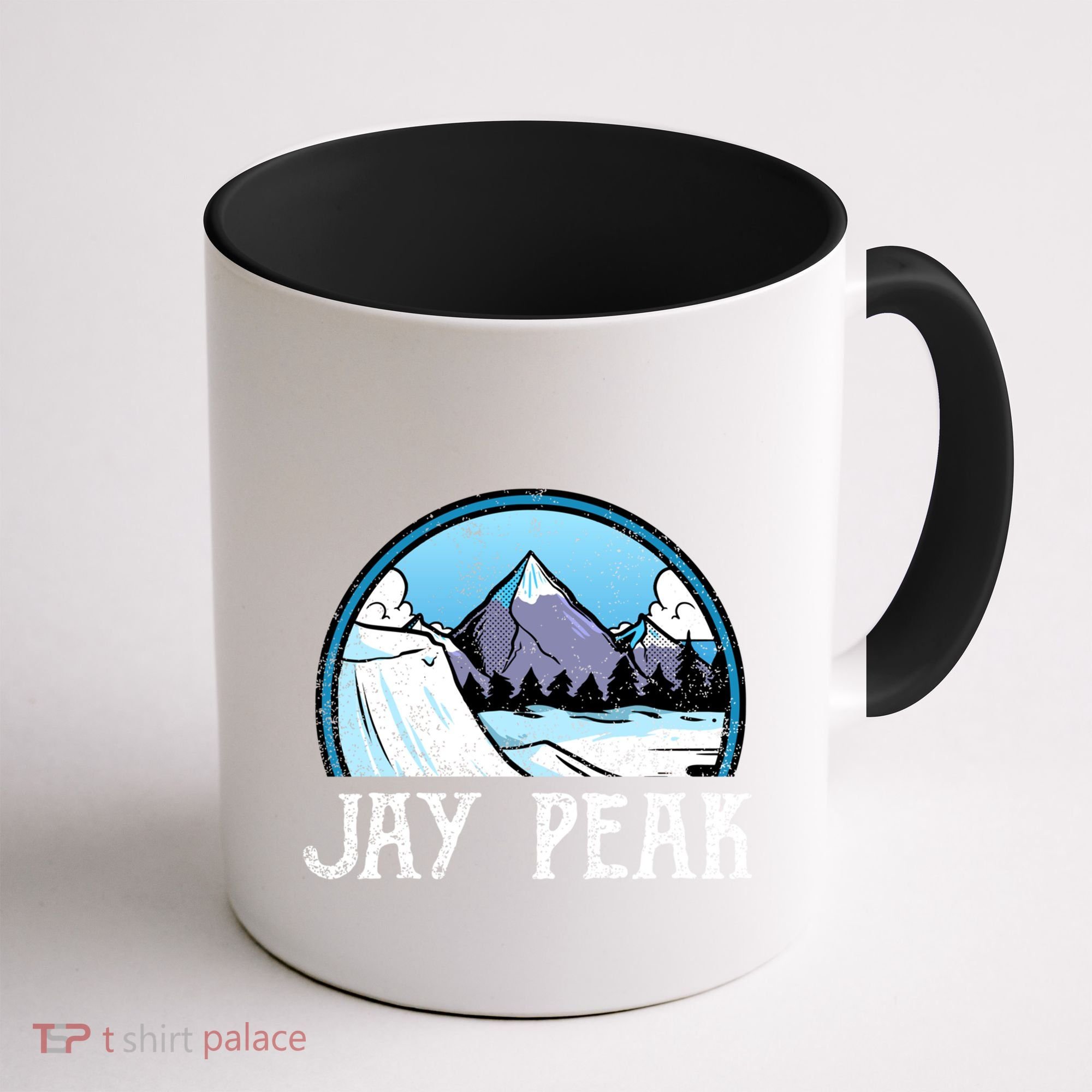 Snowboard Skier Skiing Vermont Jay Peak Mountain Meaningful Gift Coffee Mug