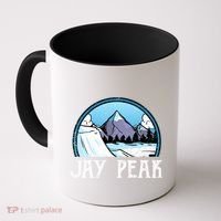Snowboard Skier Skiing Vermont Jay Peak Mountain Meaningful Gift Coffee Mug thumb 0