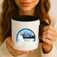 Snowboard Skier Skiing Vermont Jay Peak Mountain Meaningful Gift Coffee Mug thumb 3